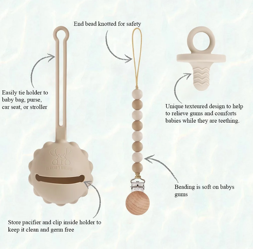 Pacifier teething set