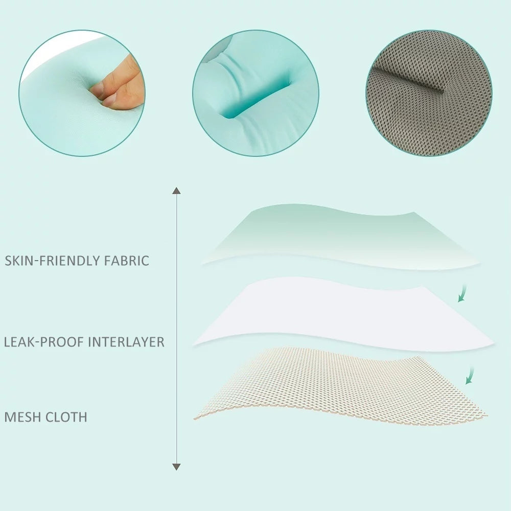 Newest Baby Bath Pad Non-Slip Bathtub Mat New Born Safety Bath Seat Support Baby Bath Soft Seat