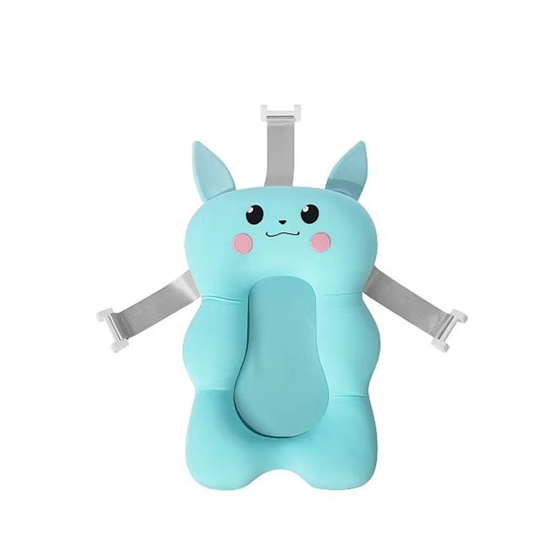 Portable Baby Bathtub Pad Ajustable Bath Tub Shower Cushion Newborn Support Seat Mat Foldable Soft Pillow Floating Waterpad Baby