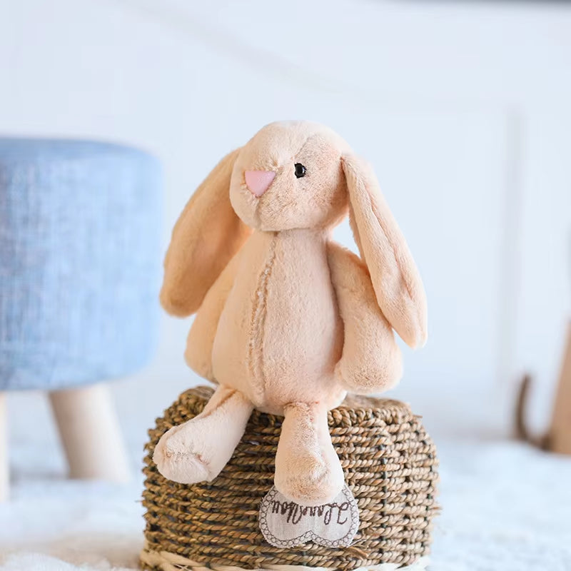 Kawaii Long Ears Bunny Plush Stuffed Toys for Baby Girl Appease Doll Baby Sleeping Toy Soft Plush Toys Stuffed Animals Baby Toys