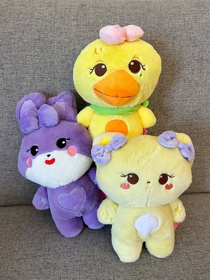 New Pink Plush Doll BORN PINK World Tour Official Plushies Jennie Lisa Rose Jisoo Kawaii Stuffed Animals Toys Good Quality