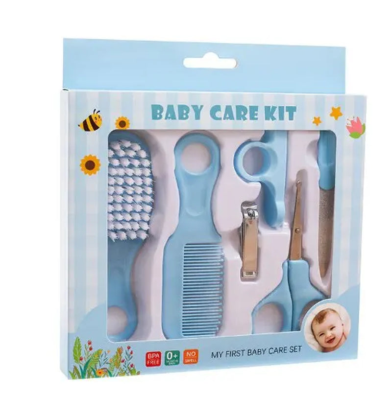 6 in 1 Baby Care Set Safe Nail Clippers Soft Comb Brush Care Combination